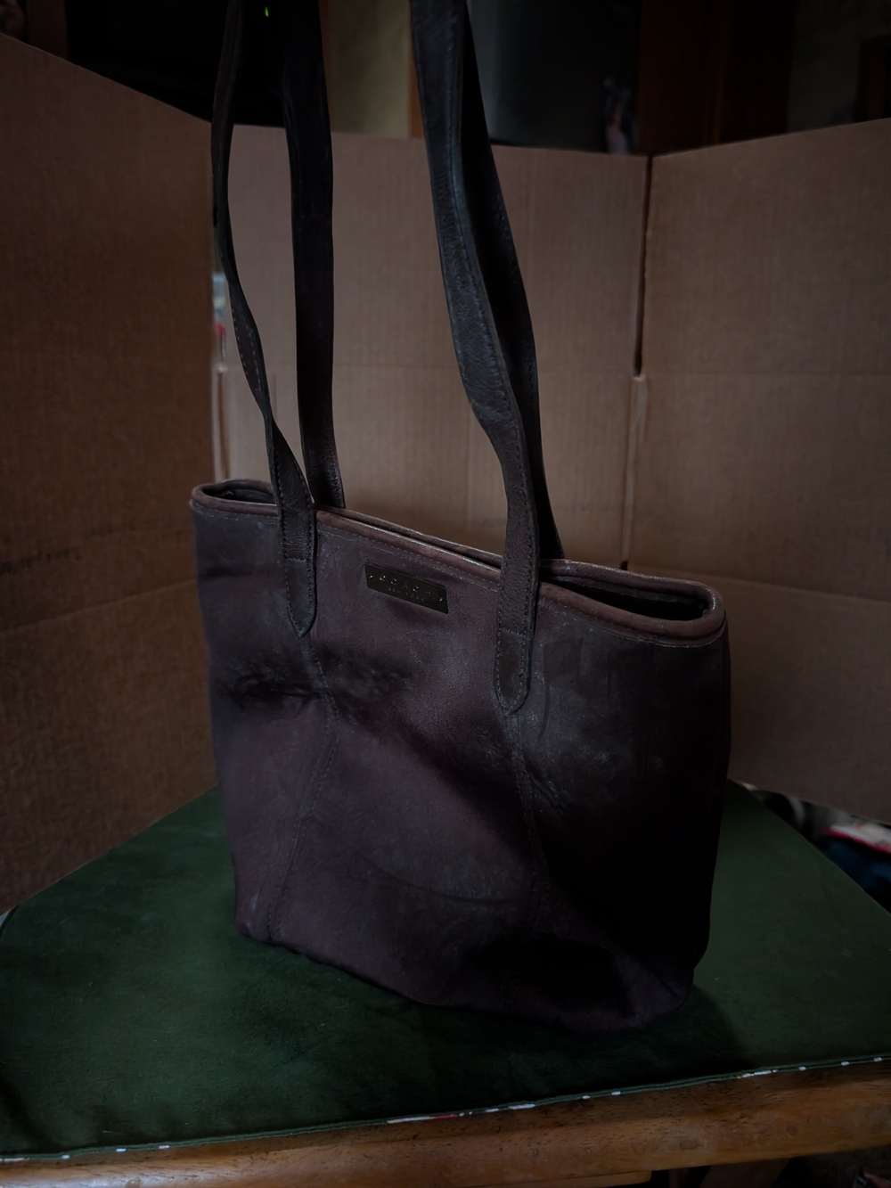 Coach Women's Lunch Tote in Dark Brown /Neoprene
